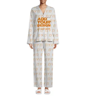 طباعة حسب الطلب مخصص الرجال . Custom Print Men's Pajama Sets Long