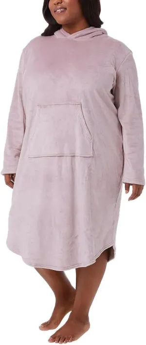 32 Degrees Heat Women's Hooded Cozy Plush Sleep Lounger