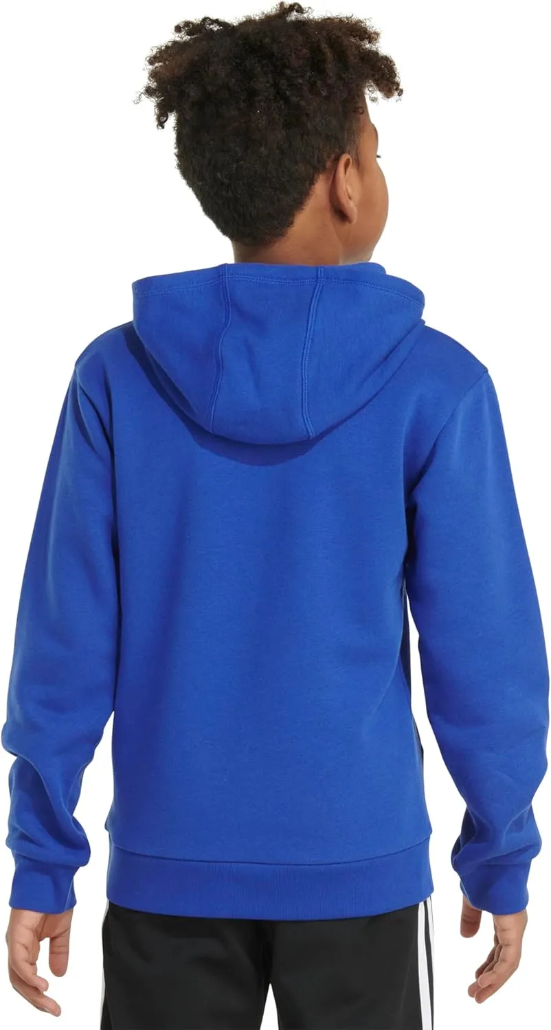 adidas Boys' Long Sleeve Fleece Pullover Hoodie
