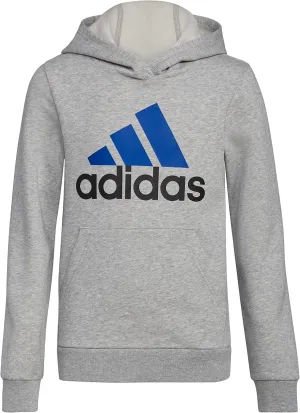 adidas Boys' Long Sleeve Fleece Pullover Hoodie