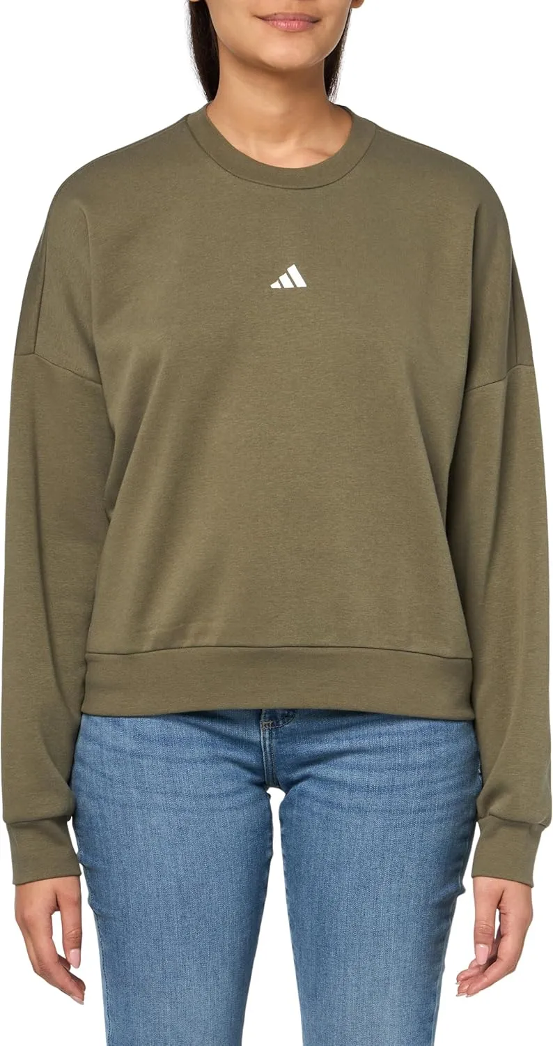 adidas Women's Essentials Small Logo Feel Cozy Sweatshirt