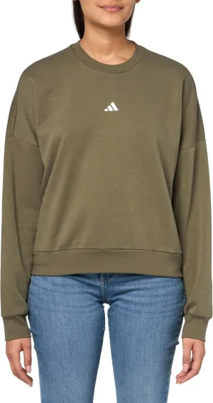 adidas Women's Essentials Small Logo Feel Cozy Sweatshirt