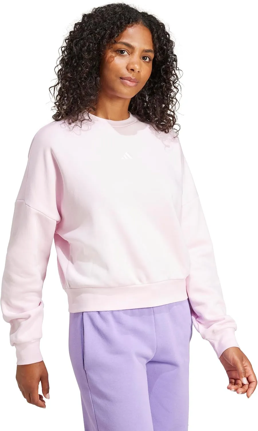 adidas Women's Essentials Small Logo Feel Cozy Sweatshirt
