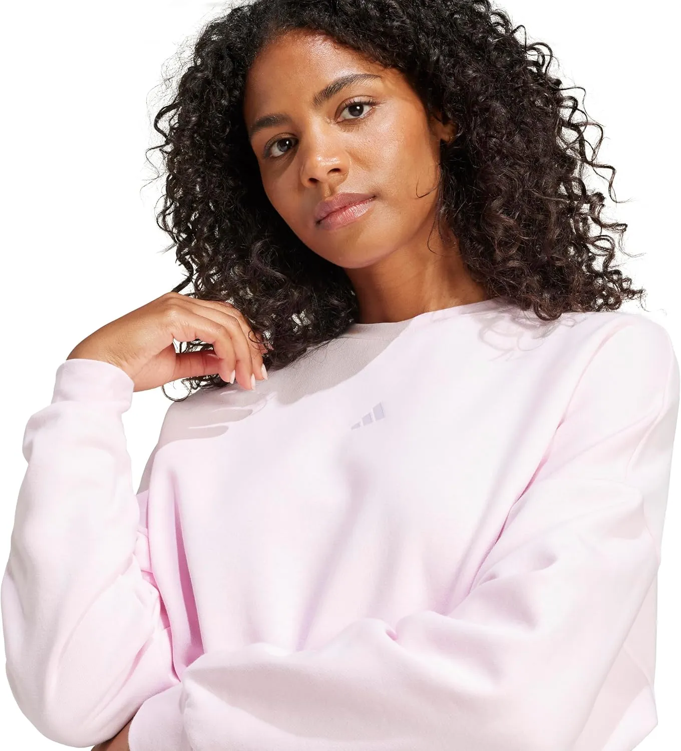 adidas Women's Essentials Small Logo Feel Cozy Sweatshirt