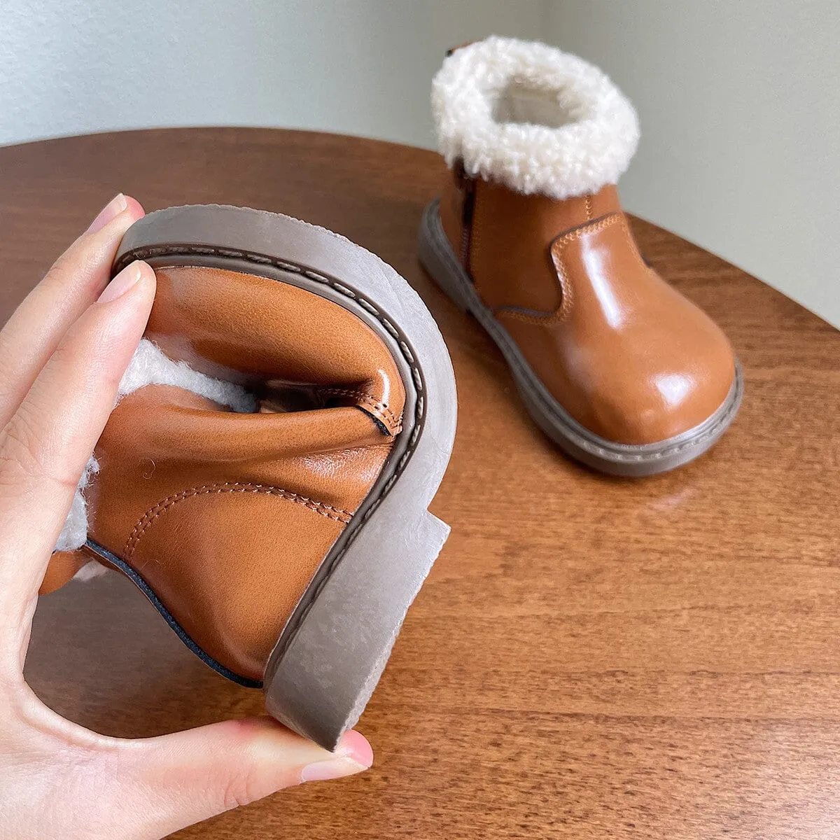 Aiko Winter Fleece Martin Boots