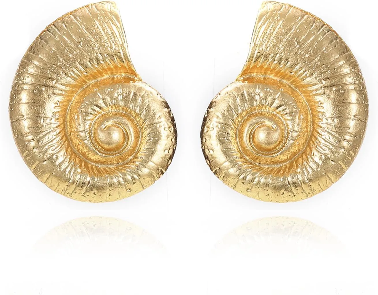Alloy Exaggerated Ocean Sea Shell Statement Exaggerated Stud Earrings for Women Jewelry