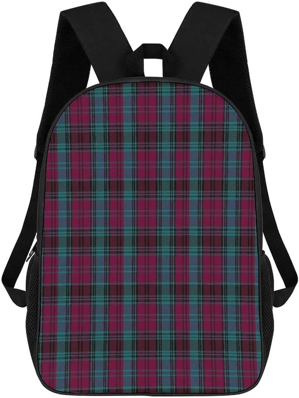 Alma College Tartan Backpack Lightweight Waterproof Backpacks Laptop Backpack for Unisex Casual Travel Daypacks Large Capacity