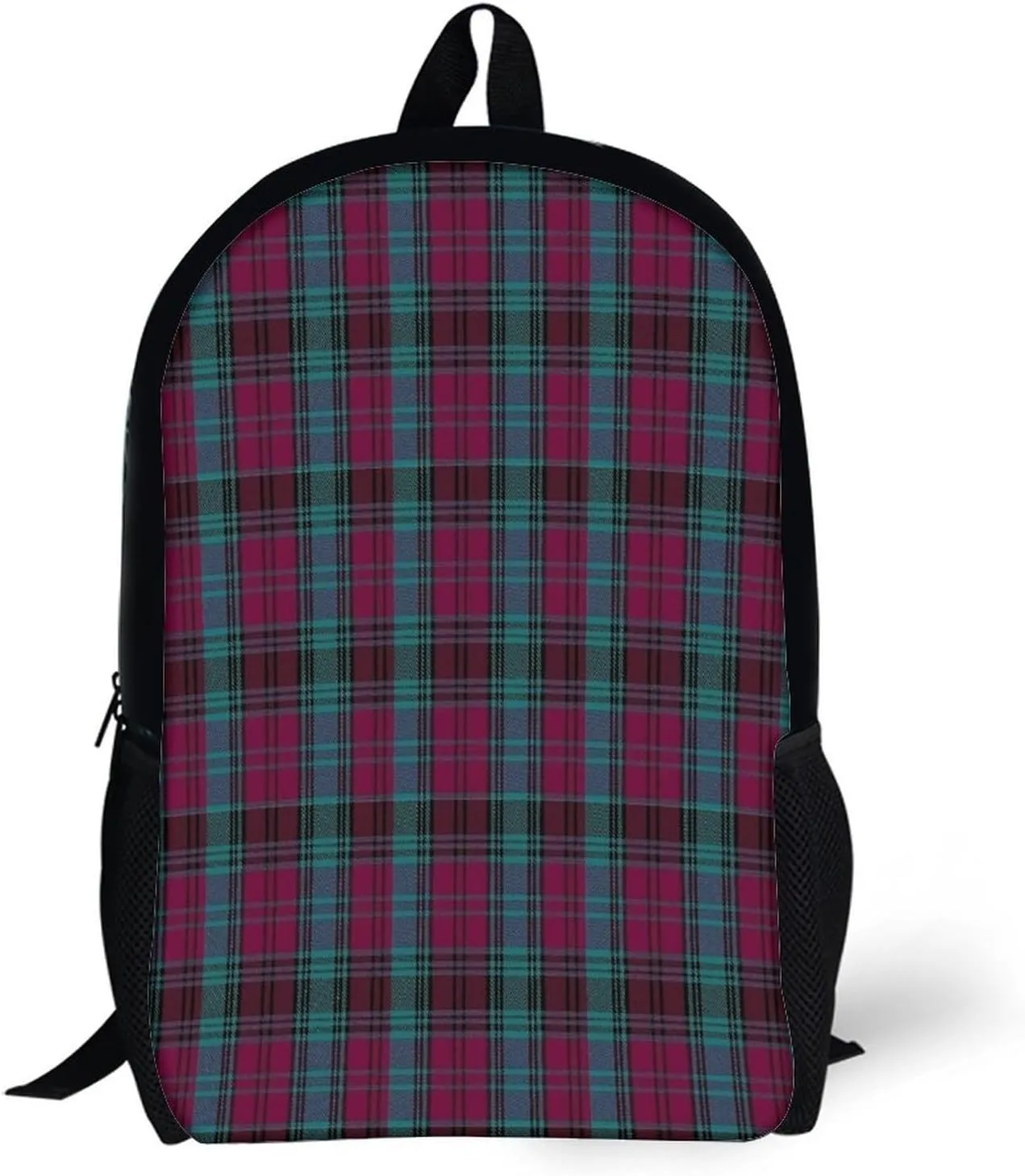 Alma College Tartan Backpack Lightweight Waterproof Backpacks Laptop Backpack for Unisex Casual Travel Daypacks Large Capacity