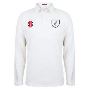 Alrewas cc Adult's Ivory Matrix V2 L/S Shirt-Senior