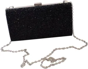 Amosfun 2pcs weddng party Shoulder Bag for women Vintage Handbag rhinestone Crossbody Bag rhinestone Hand Bags