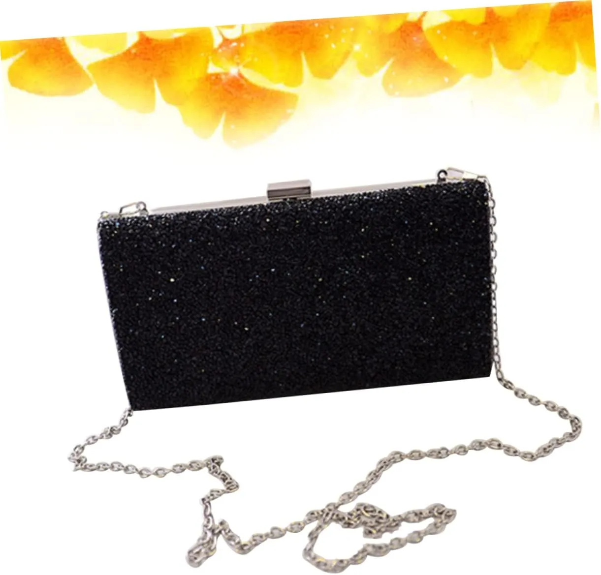 Amosfun 2pcs weddng party Shoulder Bag for women Vintage Handbag rhinestone Crossbody Bag rhinestone Hand Bags