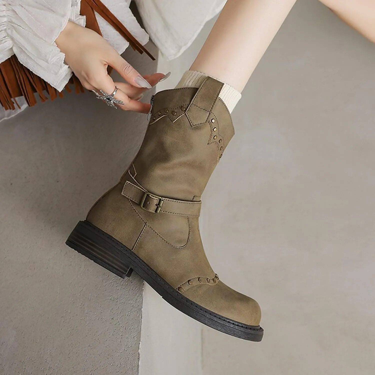 Ankle Boots for Men Women Booties Ankle Black Cowboy Boots for Women Bianca Wedge Bootie Ankle Boots for Women Dressy Ankle Boots Women Leather