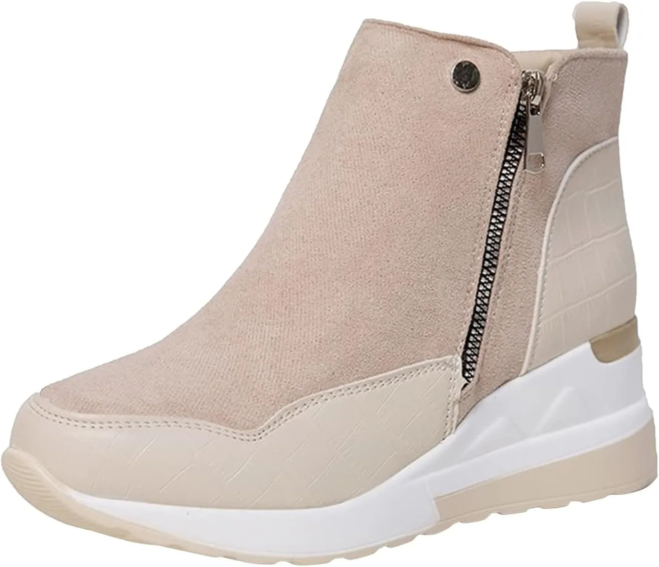 Ankle Boots for Men Women Booties Ankle White Boots Point Toe Boots for Women Womens Western Ankle Cowboy Boots Cutout Block Heel Booties Brown Short Ankle Western Cowboy Boots for Women