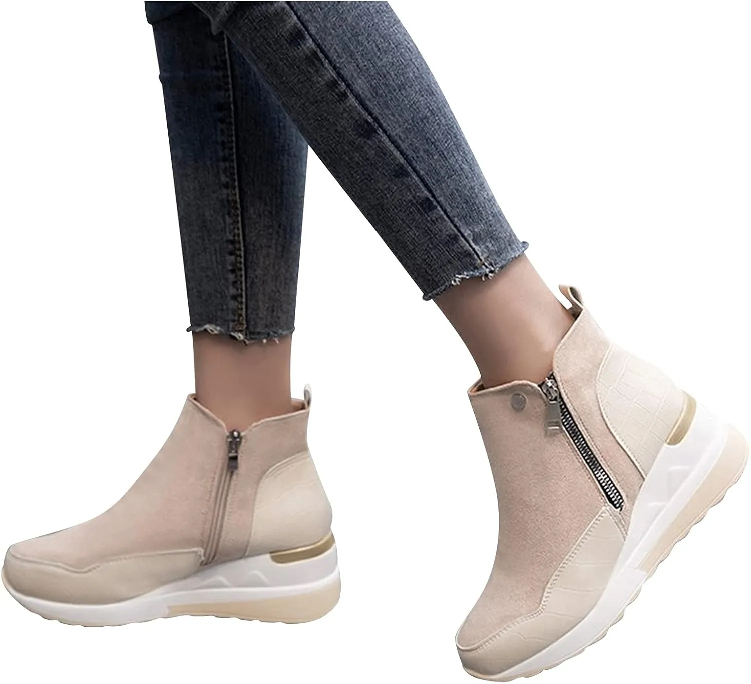 Ankle Boots for Men Women Booties Ankle White Boots Point Toe Boots for Women Womens Western Ankle Cowboy Boots Cutout Block Heel Booties Brown Short Ankle Western Cowboy Boots for Women