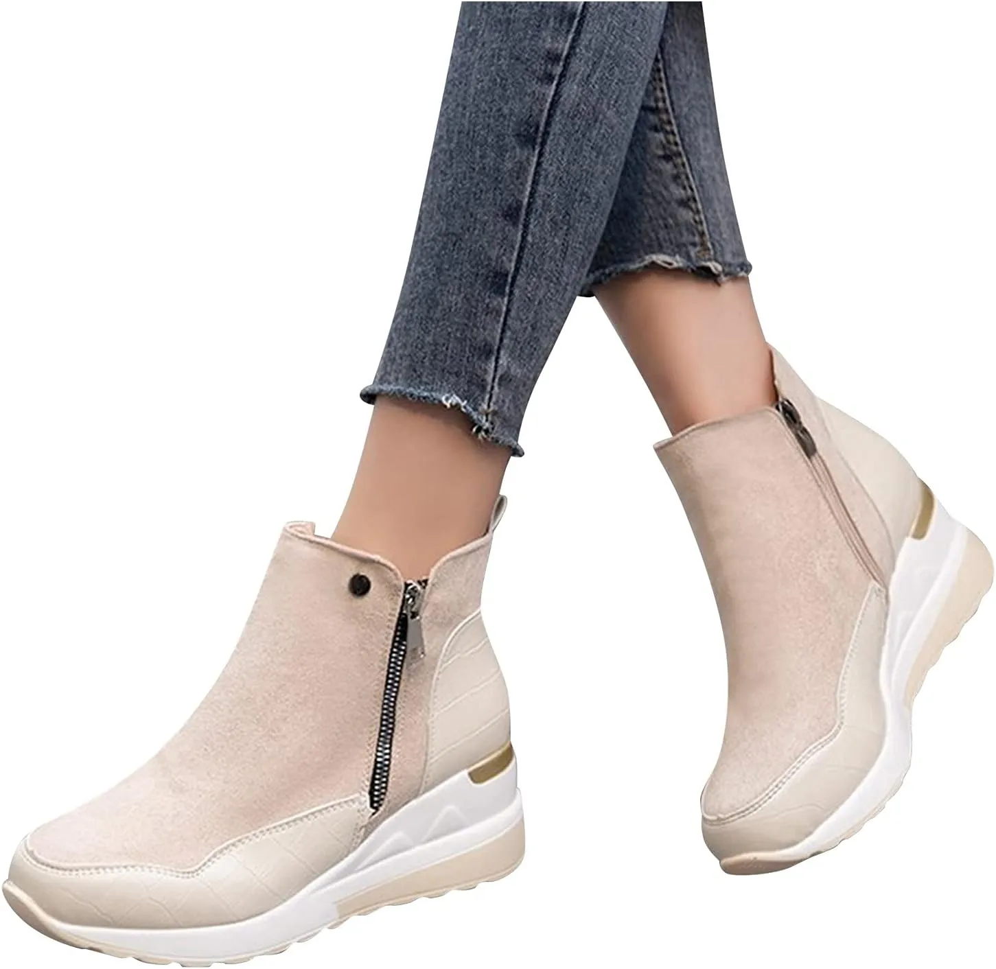Ankle Boots for Men Women Booties Ankle White Boots Point Toe Boots for Women Womens Western Ankle Cowboy Boots Cutout Block Heel Booties Brown Short Ankle Western Cowboy Boots for Women