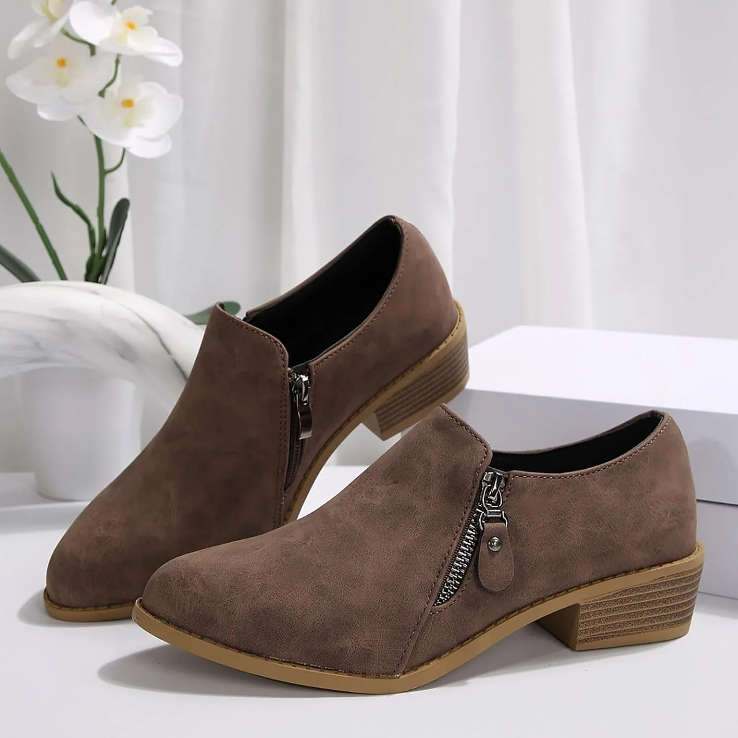 Ankle Boots for Women Tan Boots for Women Black Leather Boots for Women Leather Winter Boots Woman Black Ankle Boots for Women Chunky Heel White Cowboy Ankle Boots Men