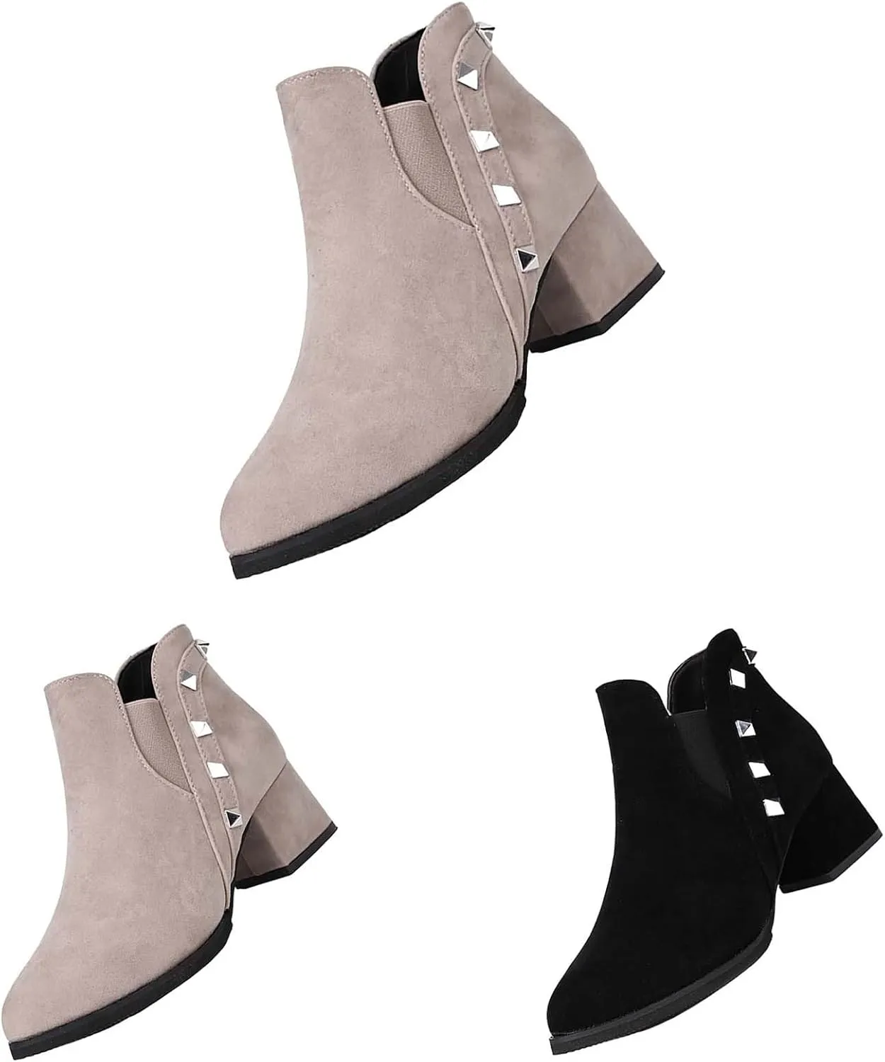 Ankle Boots Men Square Toe Ankle Boots Lace Up Ankle Boots for Women Boots for Skinny Legs Boots for Women Ankle Booties Low Heel Boot for Sprained Ankle