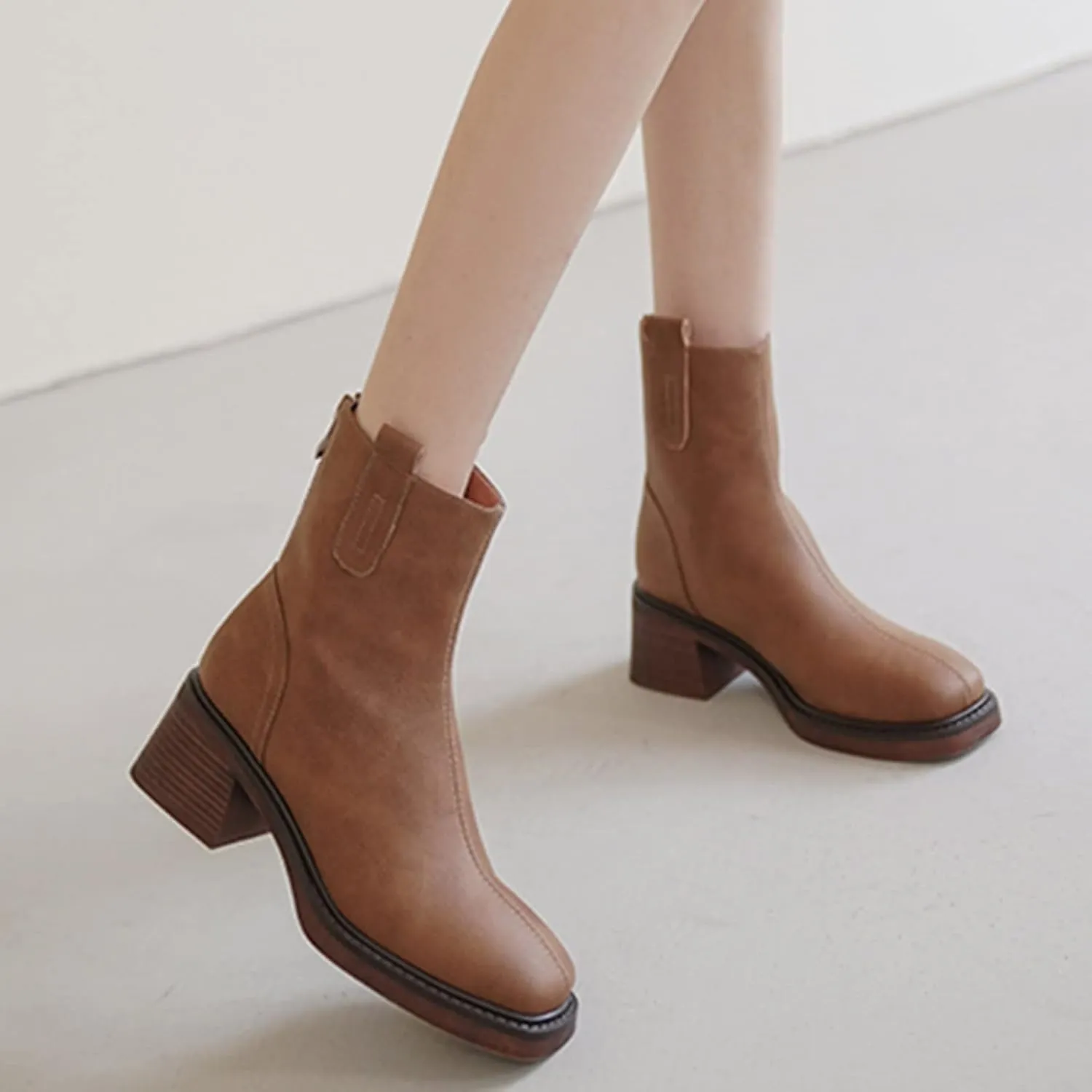Ankle Cowboy Boots for Women Womens Fall Boots 2024 Tan Cowboy Boots for Women Womens Casual Wide Width Black Ankle Boots Wide Width for Women Chunky Heel Women's Wide Width Boots