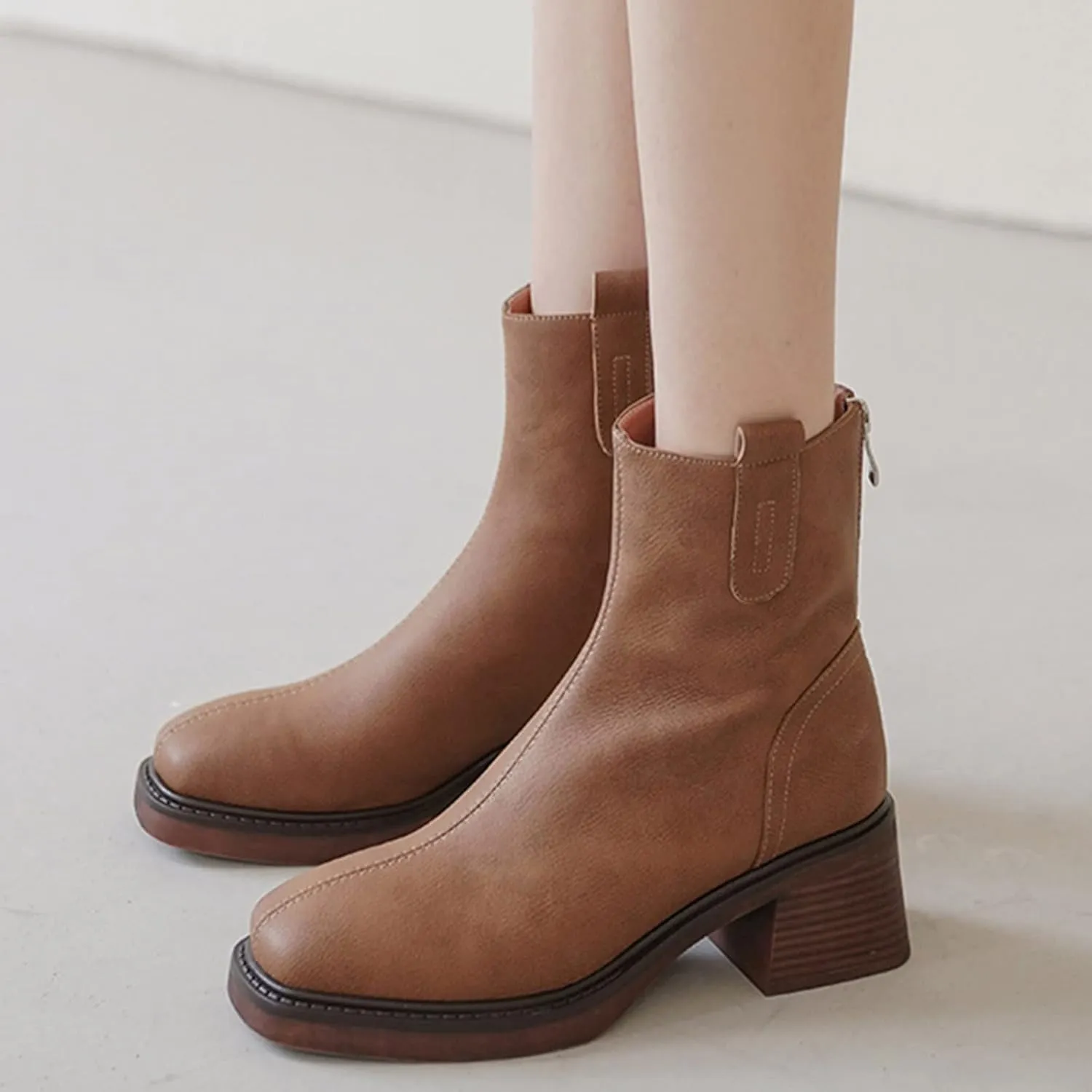 Ankle Cowboy Boots for Women Womens Fall Boots 2024 Tan Cowboy Boots for Women Womens Casual Wide Width Black Ankle Boots Wide Width for Women Chunky Heel Women's Wide Width Boots
