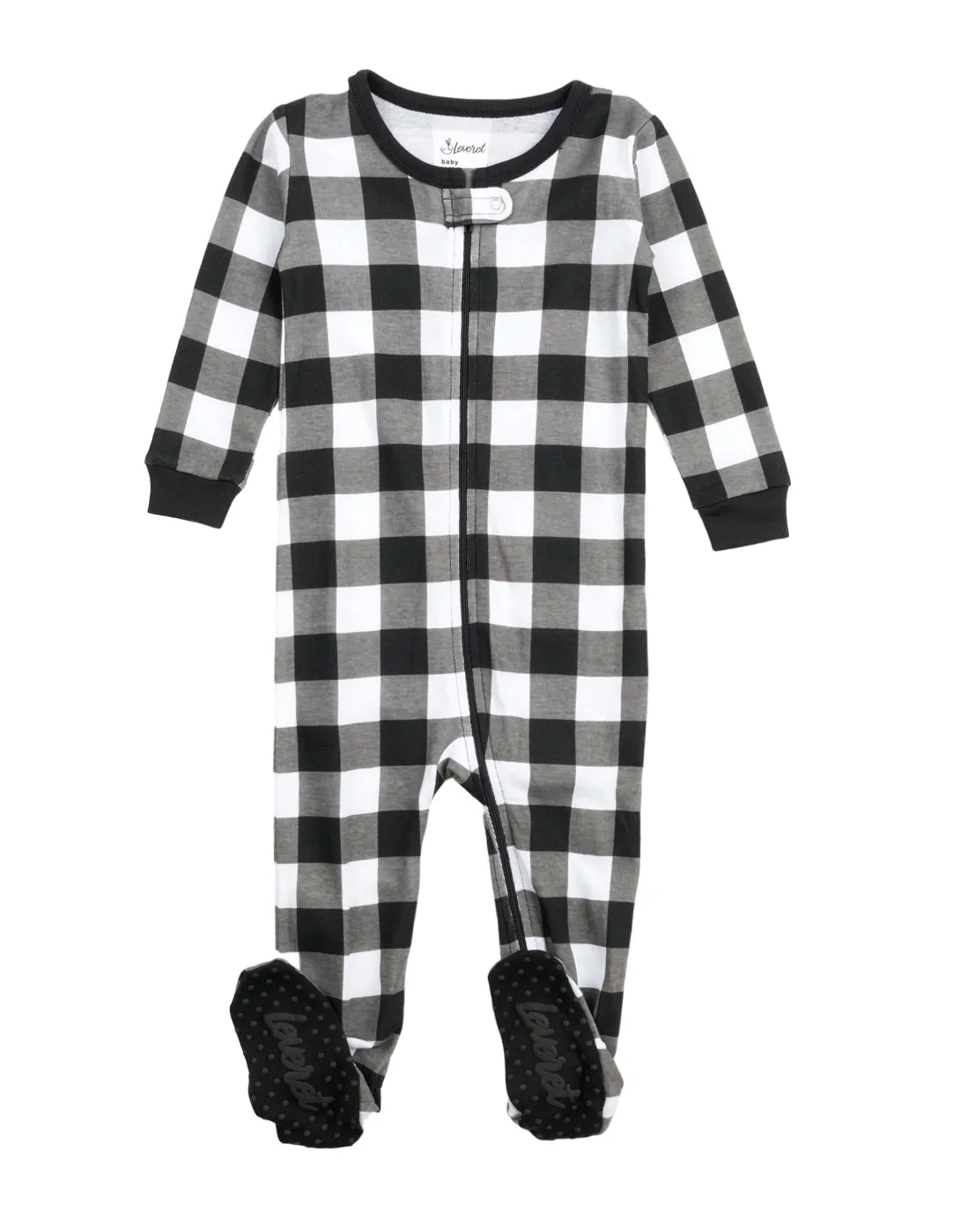Baby Footed Plaid Pajamas