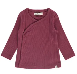 Babyface Cranberry Long Sleeve Kimono Style