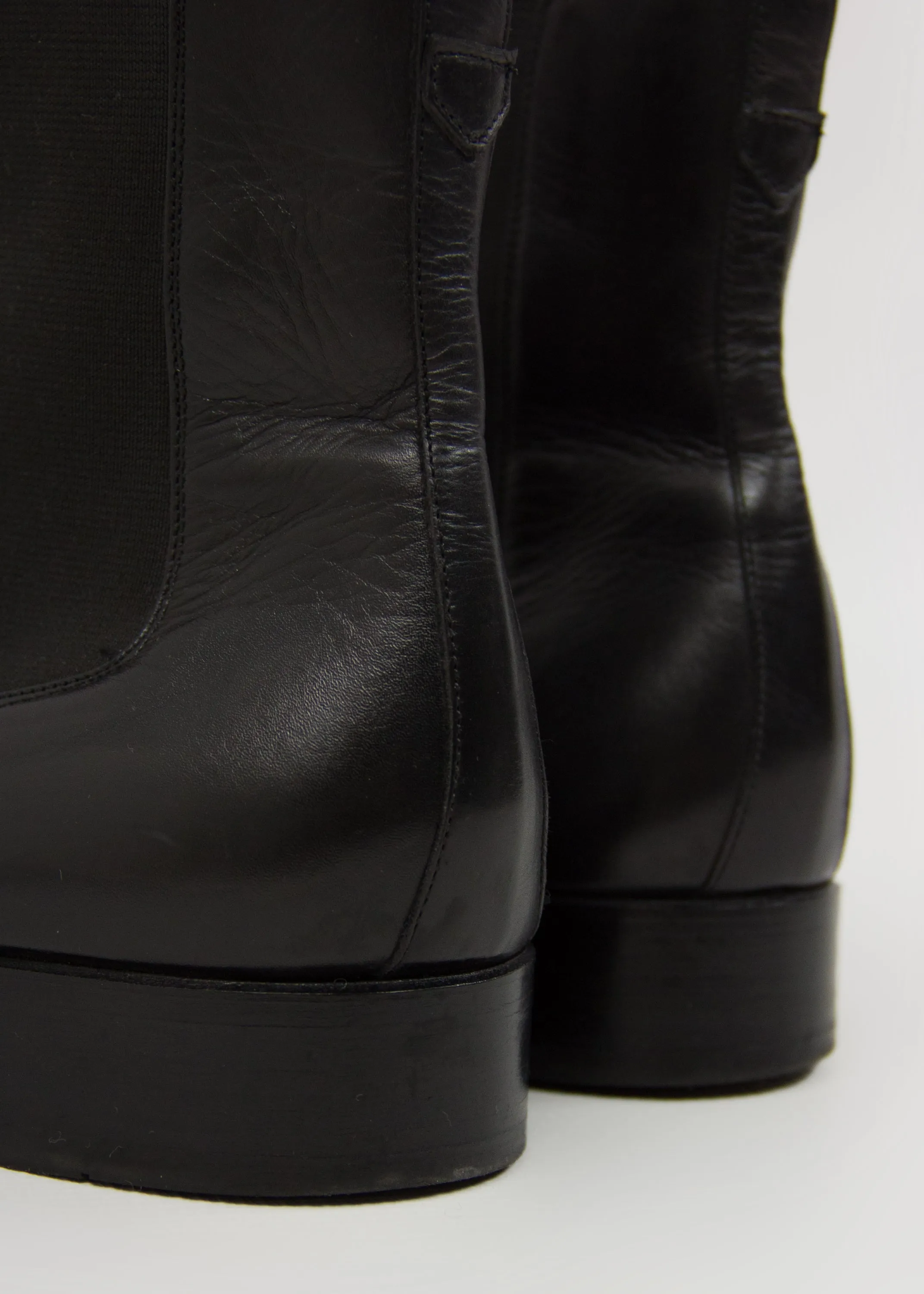 BALLY Black Leather Chelsea Boots SIZE US 9