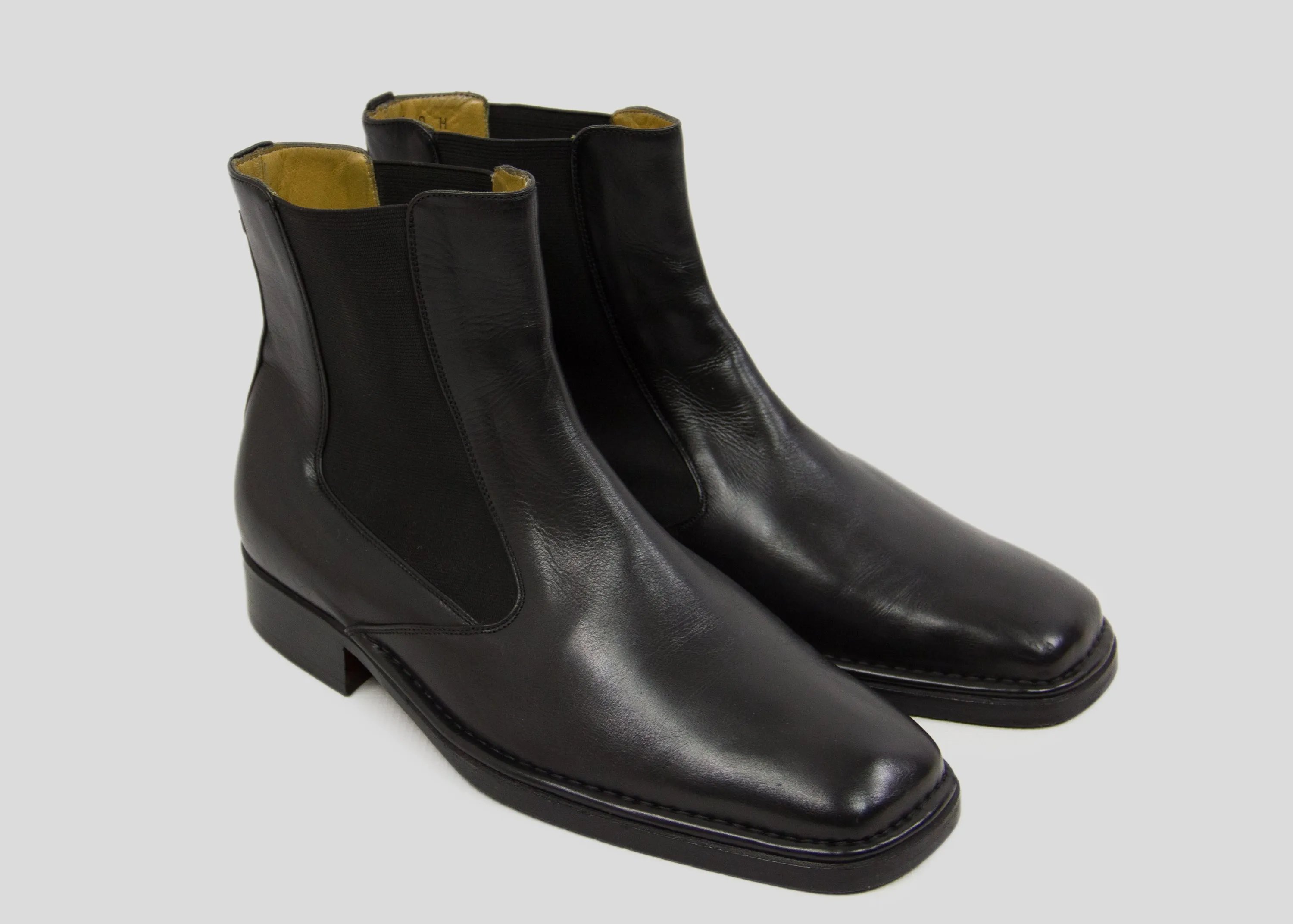 BALLY Black Leather Chelsea Boots SIZE US 9