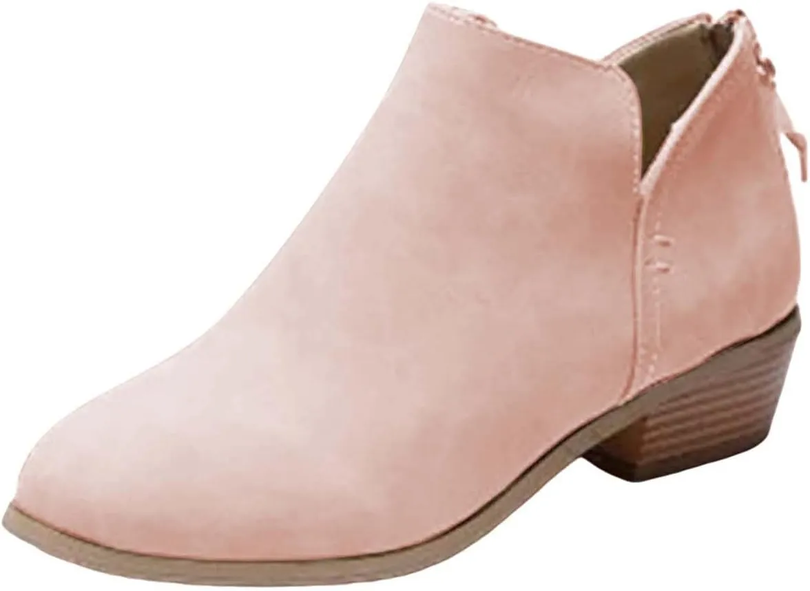 Black Ankle Boots for Women Botas Mujer Wide Western Boots for Women Women's Dress Flat Black Ankle Boots Men Tan Ankle Boots for Women Low Heel