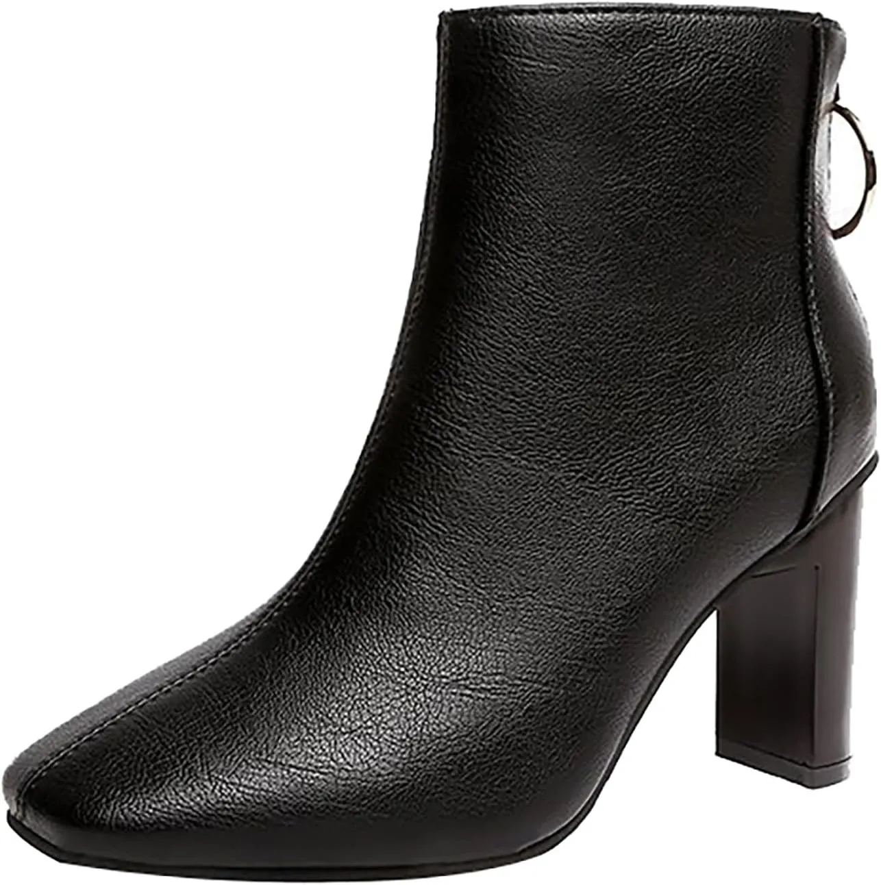 Black Ankle Boots for Women Ladies Boots Wide Calf Cowboy Boots Botas Para Mujeres Ankle Boots for Women Low Heel Dressy Dressy Ankle Booties for Women Evening