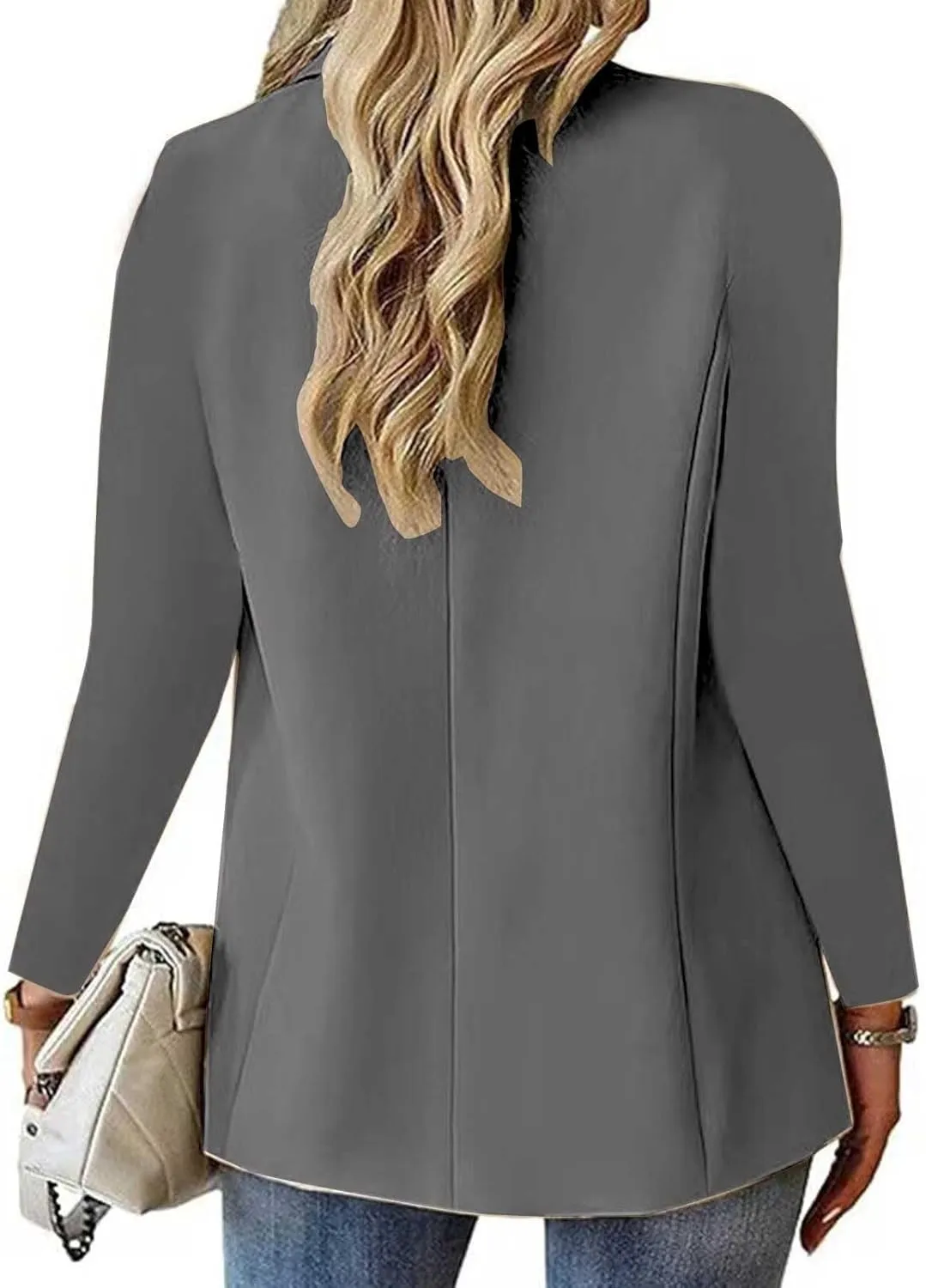 Blazers for Women Business Lapel Collar Long Sleeve Jacket Suit Blazer Work Office Suit Jackets Fashion Elegant Coat