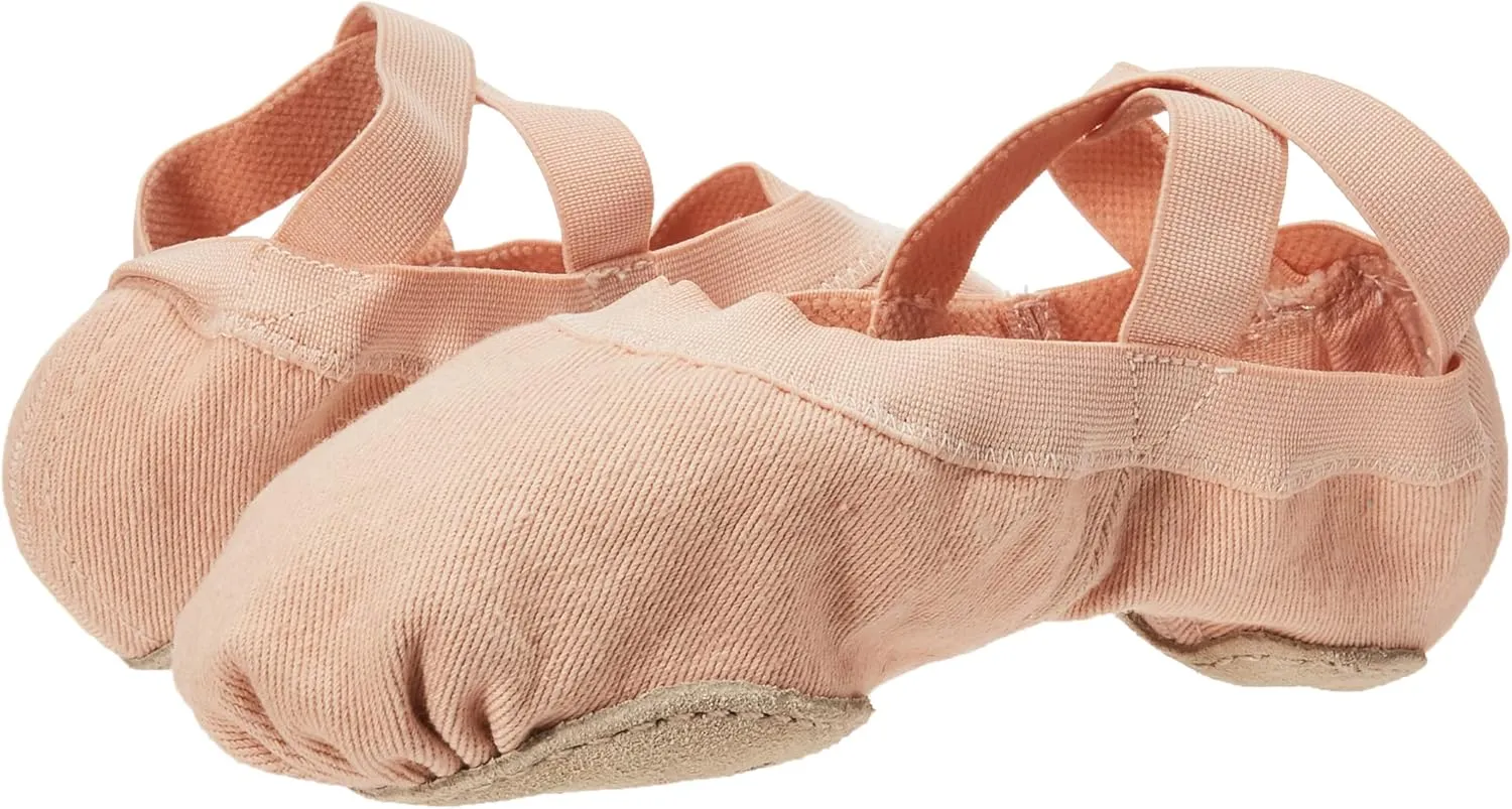 Bloch Women's Dance Synchrony Split Sole Stretch Canvas Ballet Slipper/Shoe