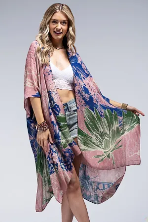 Blush Butterfly Kimono
