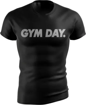 Bodybuilding Shirts for Men - Motivational Gym Muscle Black Tshirt for Workout - Snug Athletic Fit - 100% Cotton Material