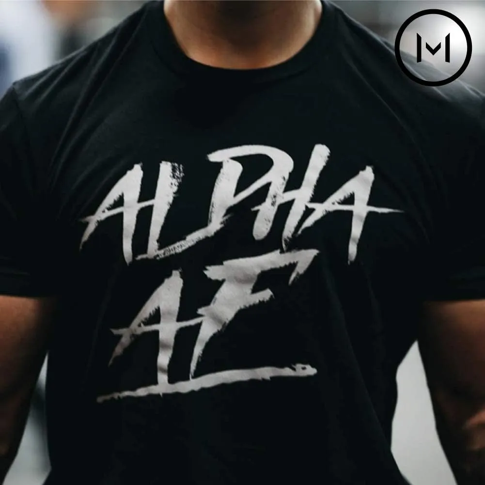 Bodybuilding Shirts for Men - Motivational Gym Muscle Black Tshirt for Workout - Snug Athletic Fit - 100% Cotton Material
