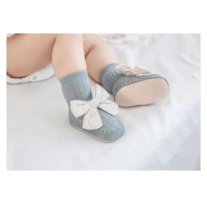 Bowknot Princess First Walker Sock Shoes