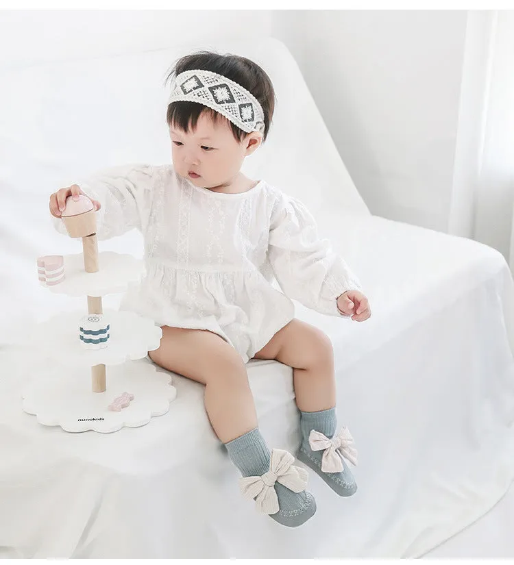Bowknot Princess First Walker Sock Shoes