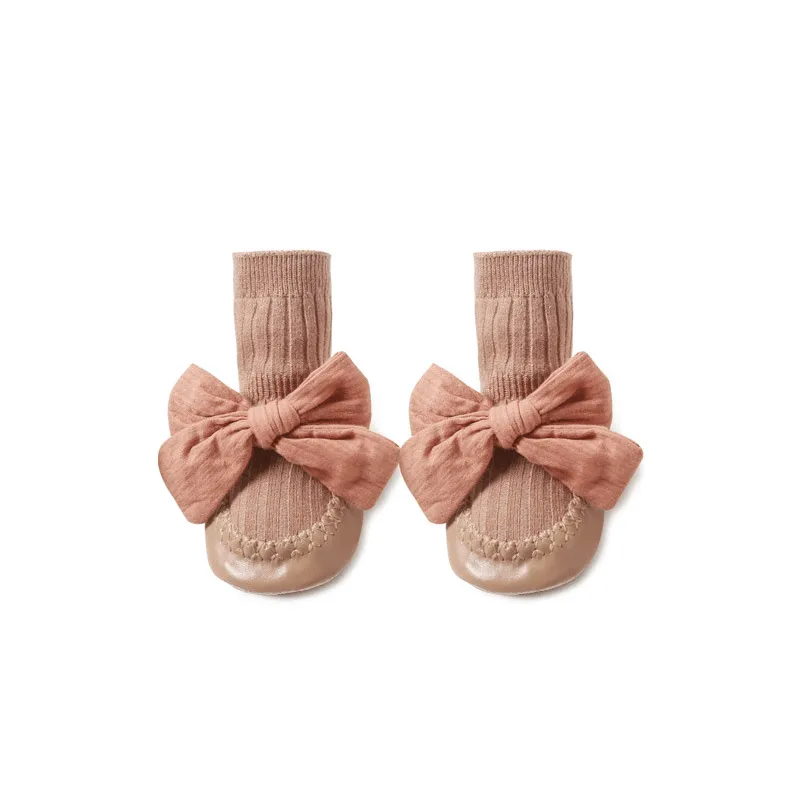 Bowknot Princess First Walker Sock Shoes