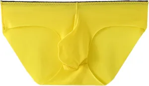 Briefs for Men Pack Cotton Beach Casual Men's Underwear Boxer Brief Long Leg Thongs for Men Neon Green Men's, Medium