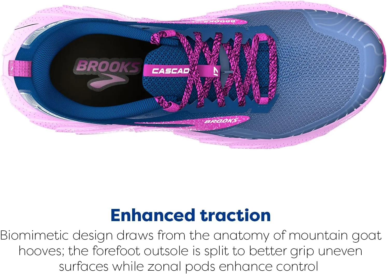 Brooks Womens Cascadia 17 Trail Running Shoe