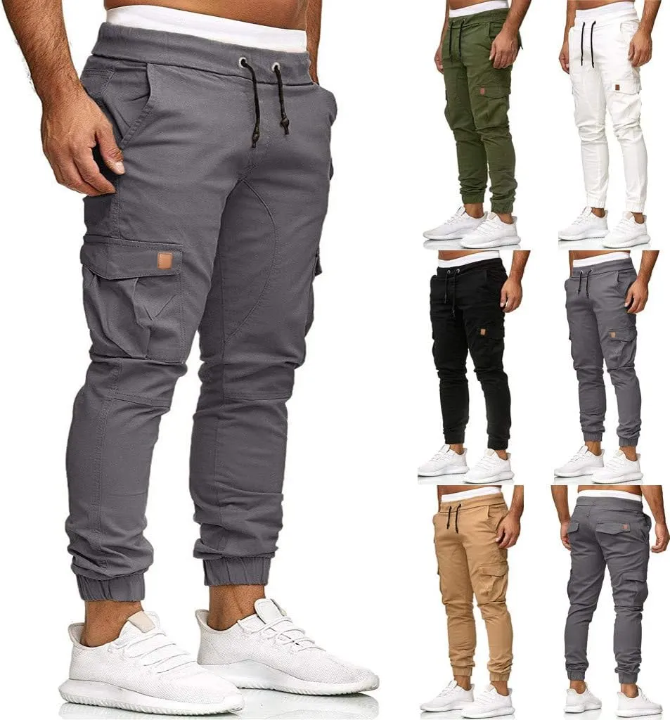 Cargo Pants for Men Big and Tall and Big & Tall Sizes Sweatpants for Men with Pockets Mens Casual Joggers Sweatpants