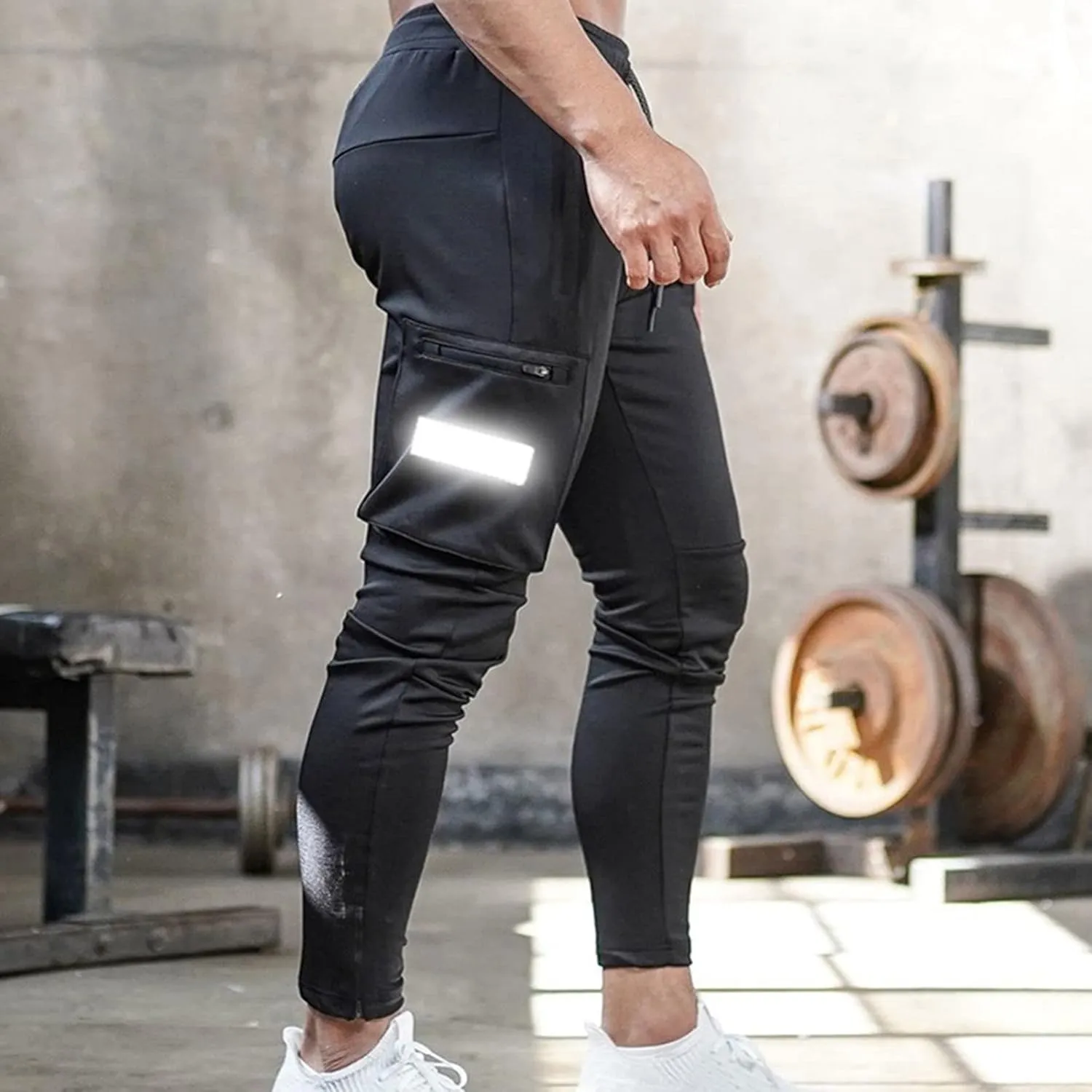 Cargo Pants for Men Relaxed Fit Running Workout Sweatpants Tapered Athletic Track Pants with Pockets Pants for Men