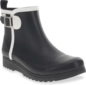 Chooka Women's Waterproof Buckle Bootie Rain Boot