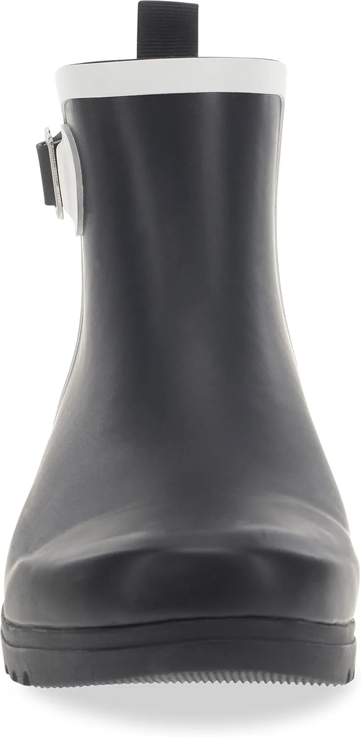 Chooka Women's Waterproof Buckle Bootie Rain Boot