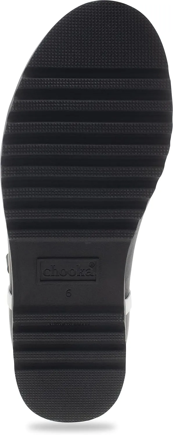 Chooka Women's Waterproof Buckle Bootie Rain Boot