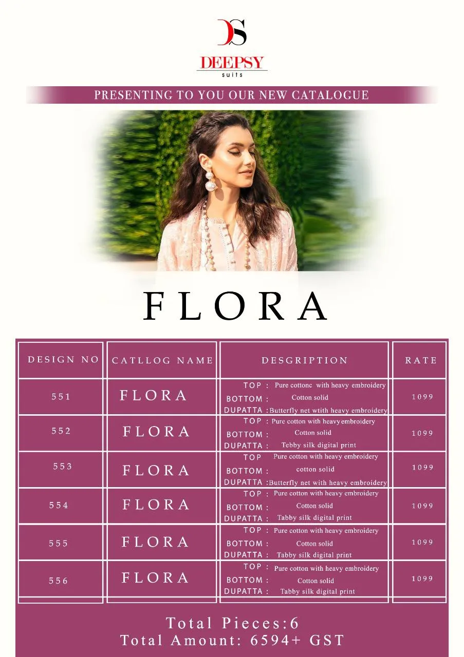 Deepsy Suit Presents Flora Cotton Embroidery Work Casual Wear Salwar Suits