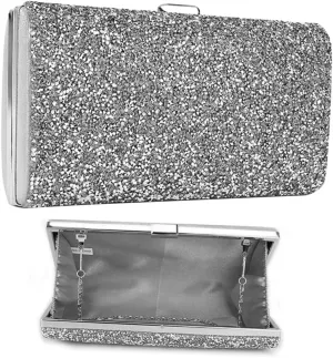 Diamond Clutch Bag Evening Handbag for Wedding Party Prom Dazzling Hard Case Clutch Purse