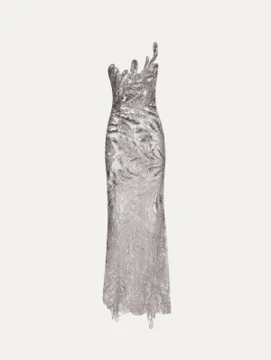Fern Crystal Embroidered Gown