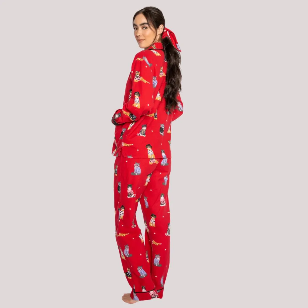 Flannel PJ Set (Red)