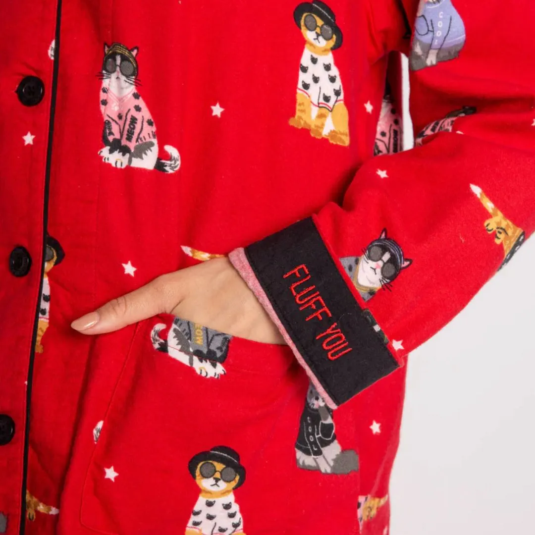 Flannel PJ Set (Red)