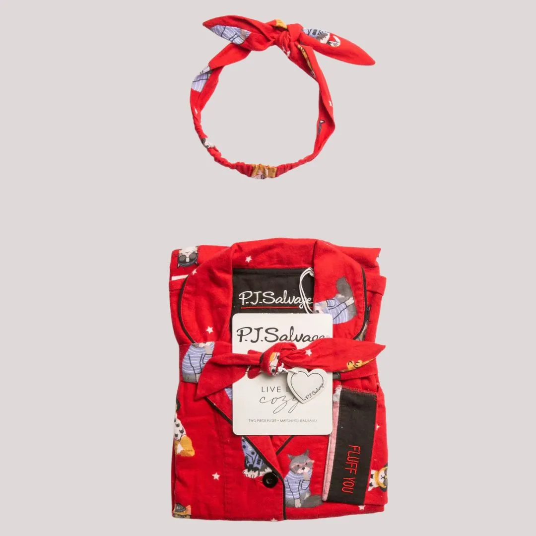 Flannel PJ Set (Red)